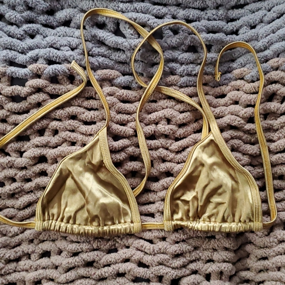 American Apparel Gold Triangle Top